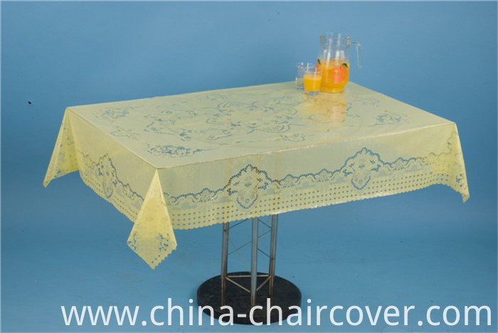 120*152cm Clear PVC Printed Transparent Tablecloth of New All in One Design for Home/Party/Wedding